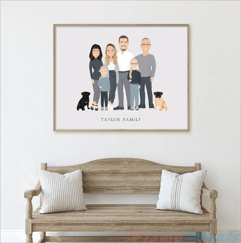 personalized-family-portrait
