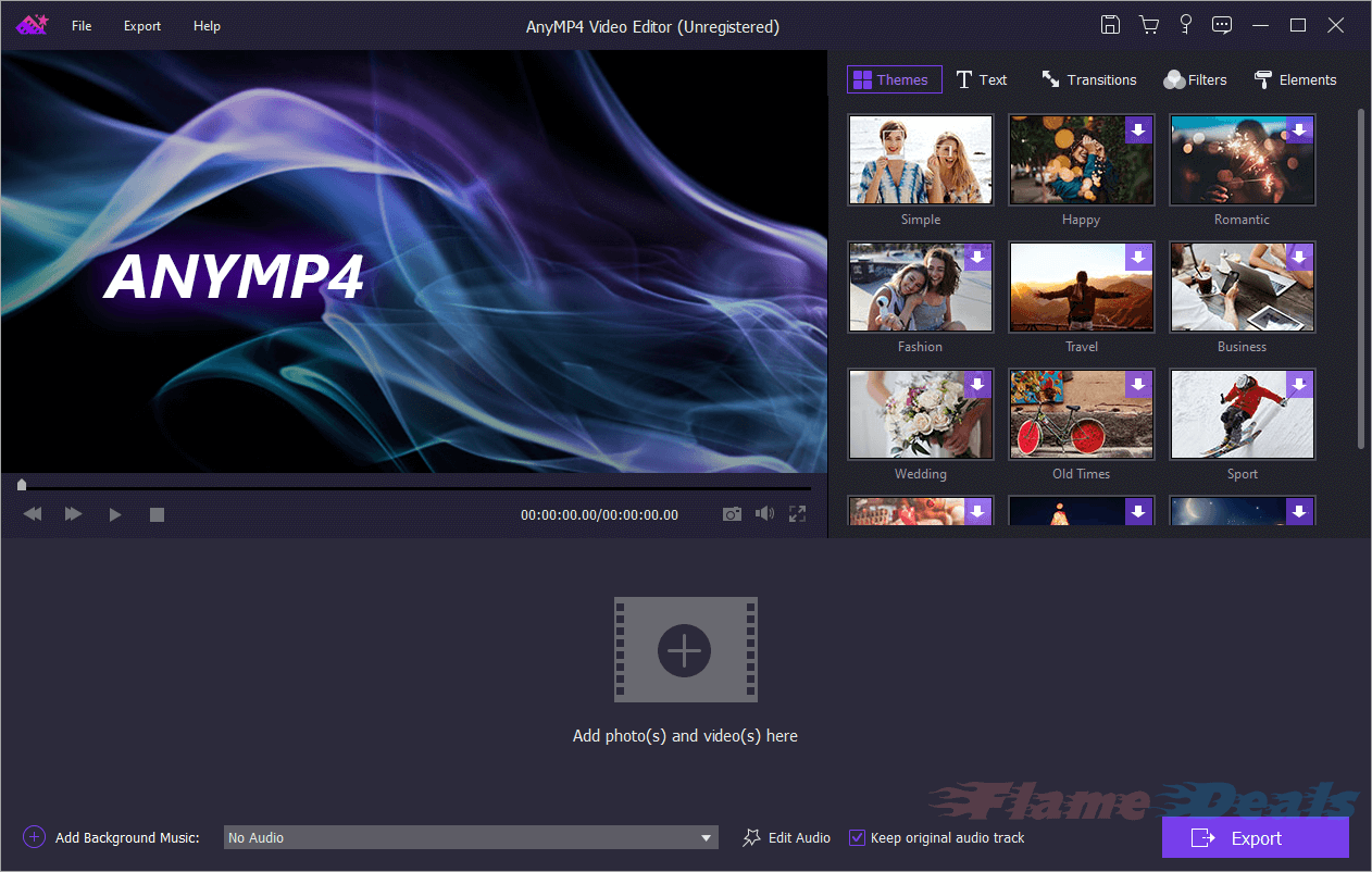 anymp4-video-editor-interface