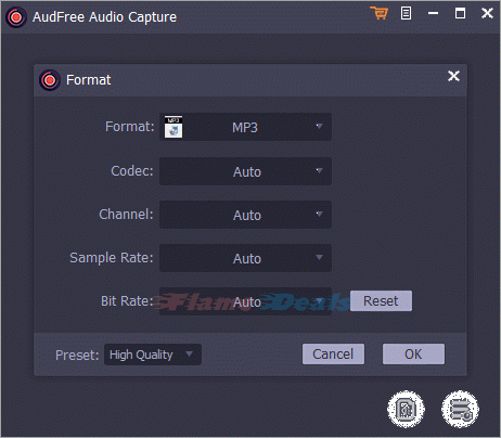 audfree-audio-capture-interface