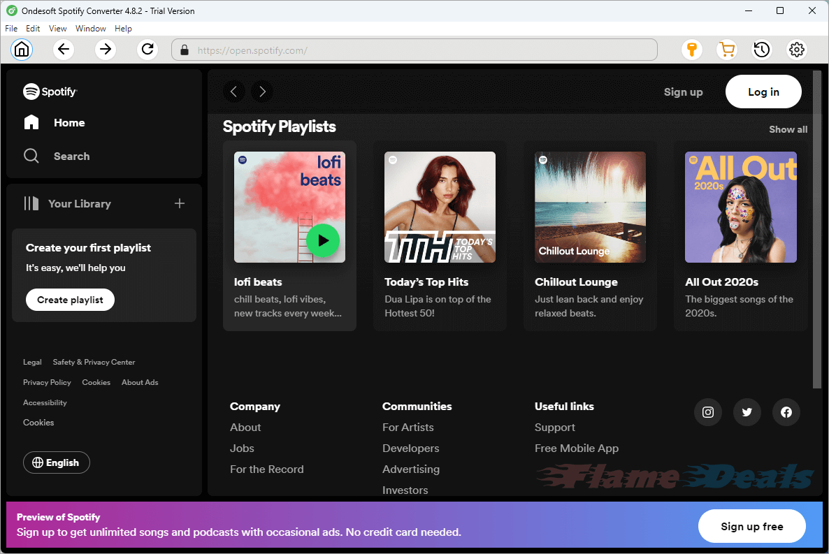 ondesoft-spotify-music-converter-for-pc-interface