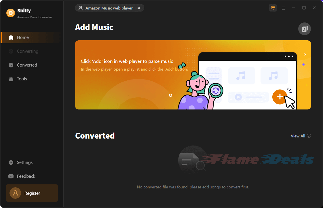 sidify-amazon-music-converter-interface