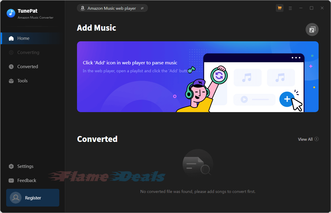 tunepat-amazon-music-converter-interface