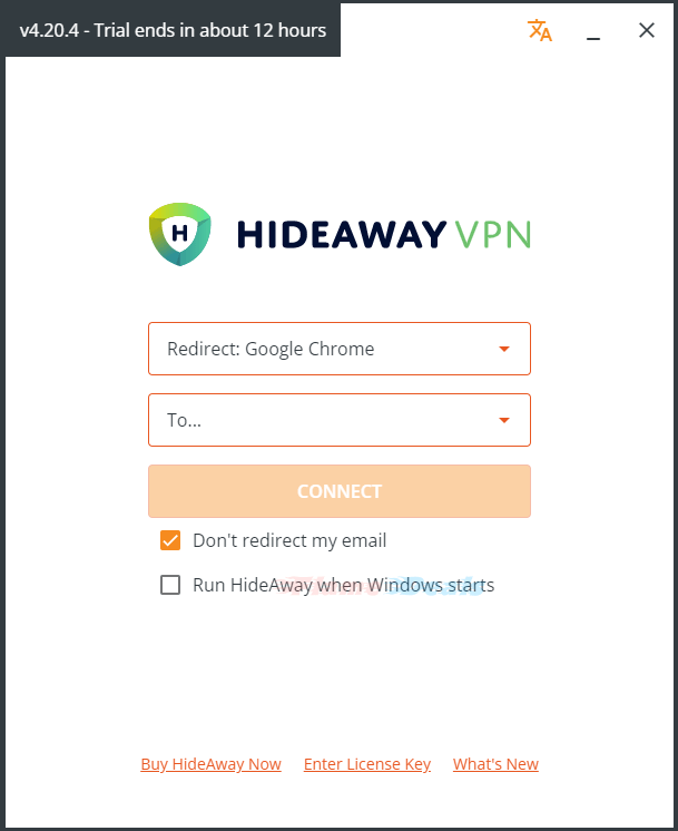 hideaway-vpn-interface